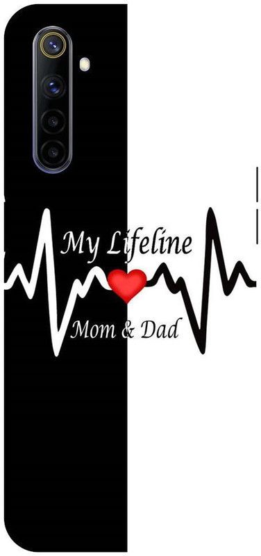 Wall Art Back Cover for Realme 6 Pro  (Black, White, Pack of: 1)