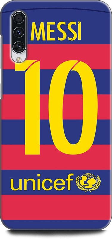 Afterglow Back Cover for SAMSUNG Galaxy A30s MESSI JERSEY, BARCELONA, FOOTBALL, MESSI, JERSEY  (Multicolor, Shock Proof, Pack of: 1)
