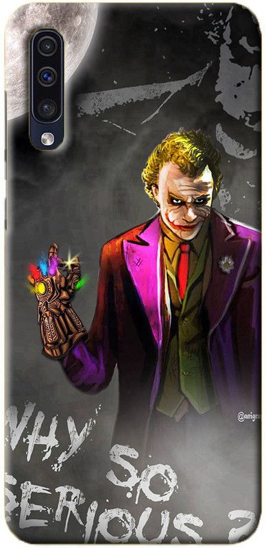 NDCOM Back Cover for Samsung Galaxy A70s Avengers End Game Joker With Gauntlet Printed  (Multicolor, Hard Case, Pack of: 1)