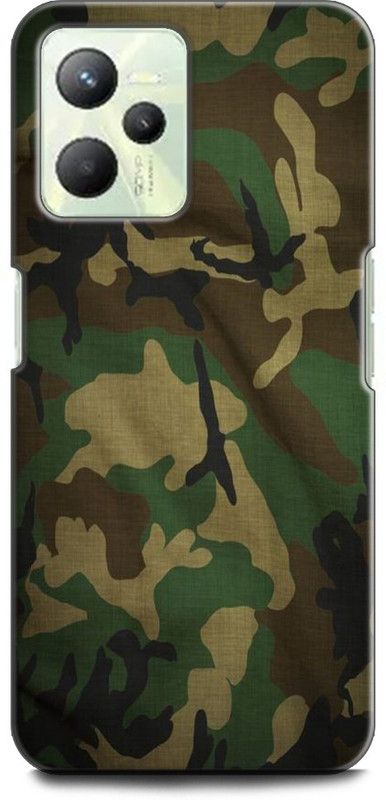 KEYCENT Back Cover for Realme C35, RMX3511 ARMY, TXTURE, UNIFORM, MILITARY, COMO, COMOFLAGE  (Multicolor, Shock Proof, Pack of: 1)