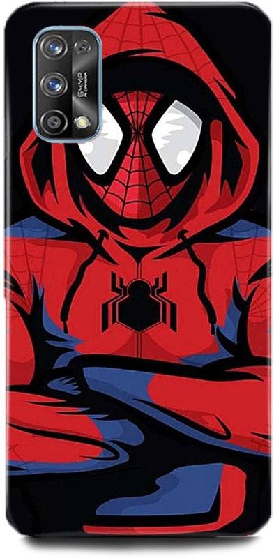 MP ARIES MOBILE COVER Back Cover for realme 7 Pro, Spiderman Logo The Amazing Spiderman Marval Superhero trap spider  (Multicolor, Hard Case, Pack of: 1)