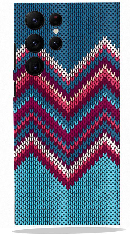 BUGGU Wool Design Mobile Back Skin Guard, Wool Design, SAMSUNG S22 ULTRA Mobile Skin  (Wool Design Skin With High Matte Finish.)