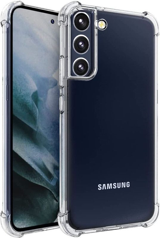 LIKEDESIGN Bumper Case for Samsung Galaxy S22 Plus  (Transparent, Shock Proof, Silicon, Pack of: 1)