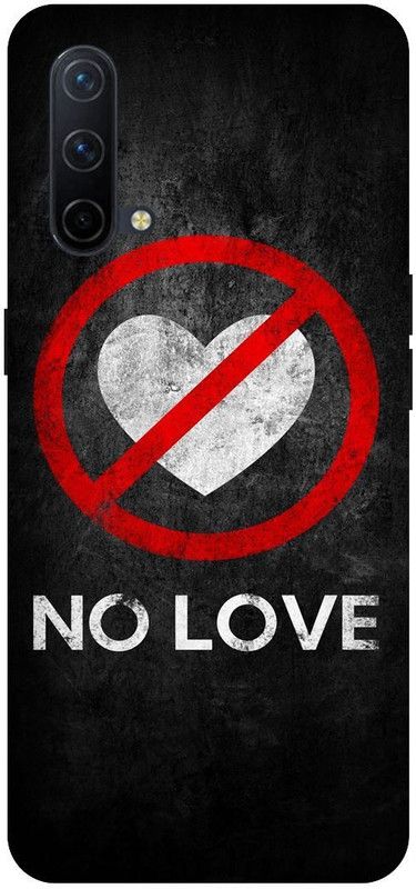 Bluvver Back Cover for OnePlus Nord CE 5G, OnePlus Nord CE, Printed No Love Hearts Image Back Cover  (Multicolor, Hard Case, Pack of: 1)