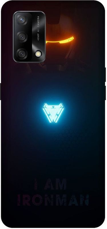 UMPRINT Back Cover for Oppo F19/CPH2219 Iron man Avenger Superheros Printed Back Cover  (Multicolor, Hard Case, Pack of: 1)