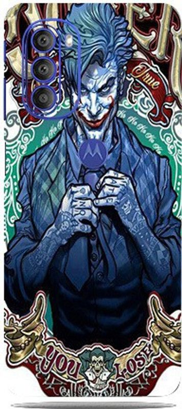 CLAXA The Joker Back Skin Guard, The Joker, MOTOROLA G52 5G Mobile Skin  (The Joker Skin With Super matte finish)