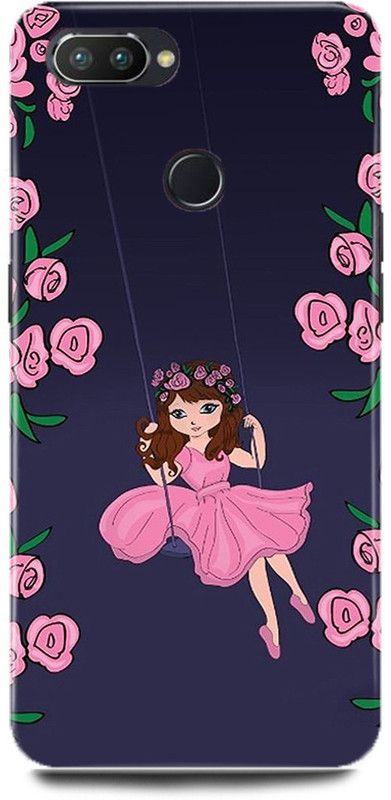 JUGGA Back Cover for Realme 2 Pro, GIRL, ANIME, BTS, LOVELY GIRL, CARTOON, CUTE GIRL, DOLL  (Pink, Hard Case, Pack of: 1)