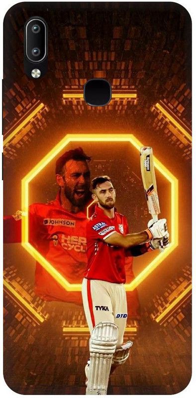 THESTONEWELL Back Cover for REDMI Y91 Y93 GLENN MAXWELL IPL CRICKTER  (Multicolor, Waterproof, Pack of: 1)