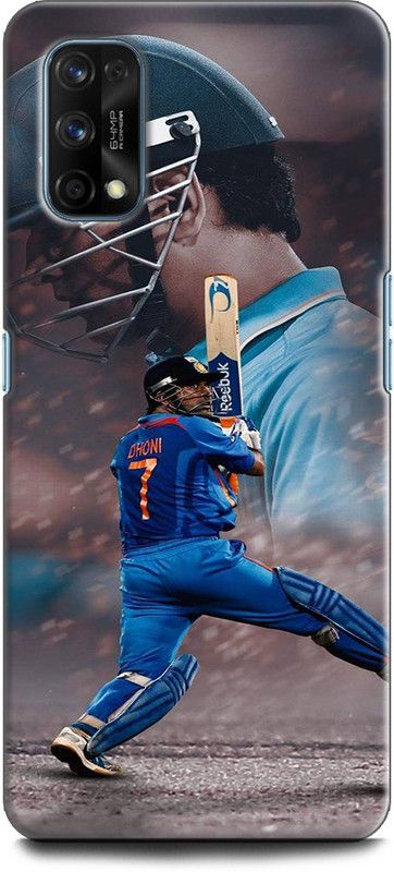 Afterglow Back Cover for Realme 7 Pro DHONI, MS DHONI, MHAI, MSD, SPORTS, CRICKET, MSD 7  (Multicolor, Shock Proof, Pack of: 1)
