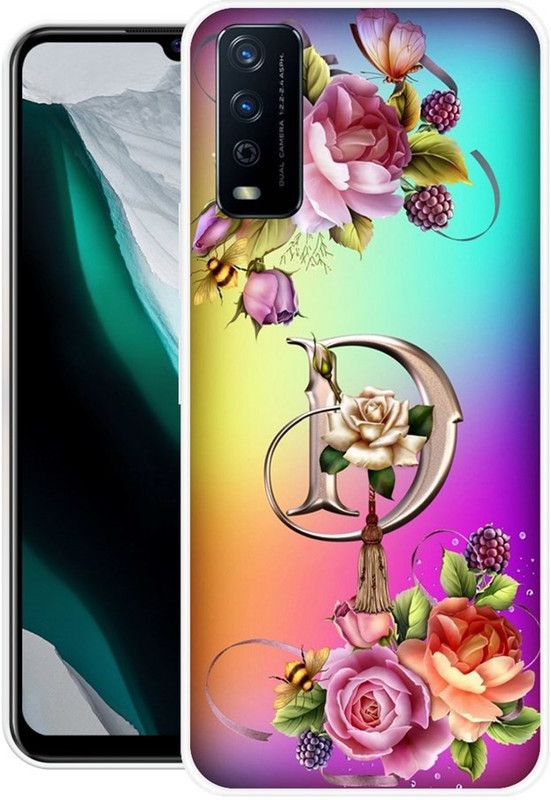 SIMAWAT Back Cover for Vivo Y12G  (Multicolor, Grip Case, Silicon, Pack of: 1)