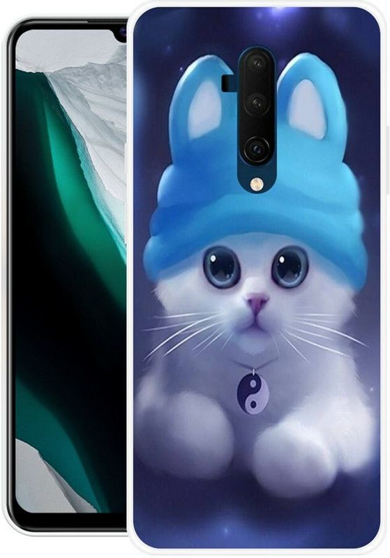 SIMAWAT Back Cover for OnePlus 7T Pro  (Multicolor, Grip Case, Silicon)