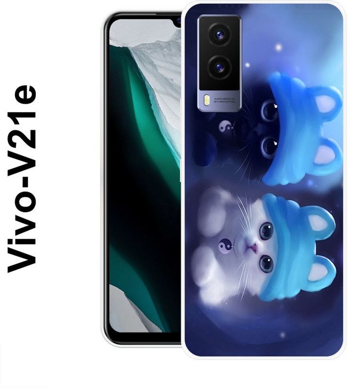 BAGRA Back Cover for Vivo V21e  (Multicolor, Silicon)