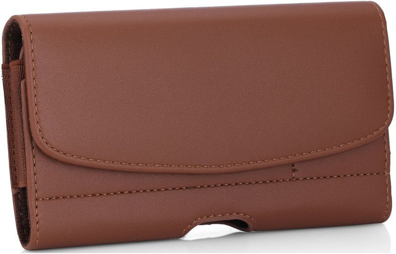 VeeGee Pouch for Oppo A5s  (Brown, Holster)