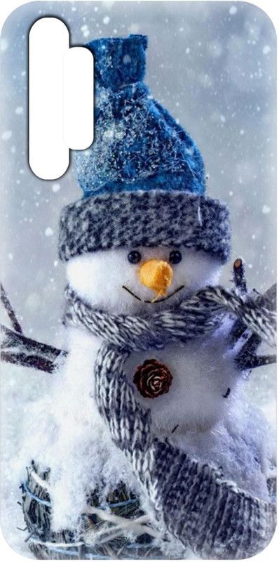 Smutty Back Cover for Realme X2, RMX1992, RMX1993, RMX1991 - Snowman Print  (Multicolor, Hard Case, Pack of: 1)