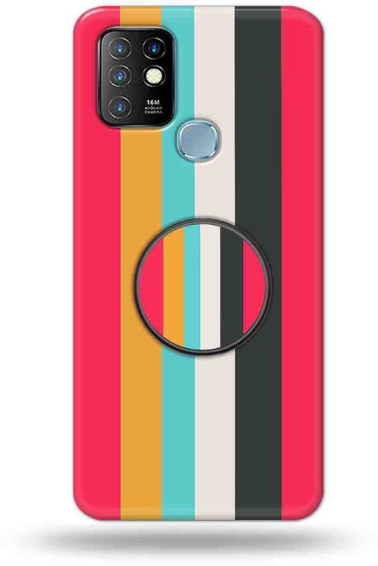 NDCOM Back Cover for Infinix Hot 10  (Multicolor)