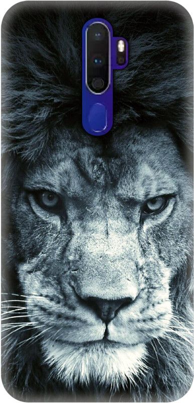 Smutty Back Cover for Oppo A9 2020, CPH1937, CPH1939, CPH1941 - Lion Print  (Multicolor, Hard Case, Pack of: 1)