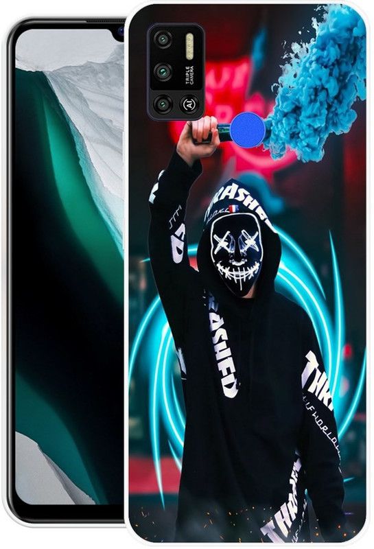 DESILOVE Back Cover for Tecno Spark 6 Air  (Multicolor, Grip Case, Silicon, Pack of: 1)