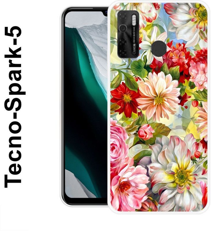 SIMAWAT Back Cover for Tecno Spark 5, TECNO Camon 15, Tecno spark 5 Pro  (Multicolor, Grip Case, Silicon)