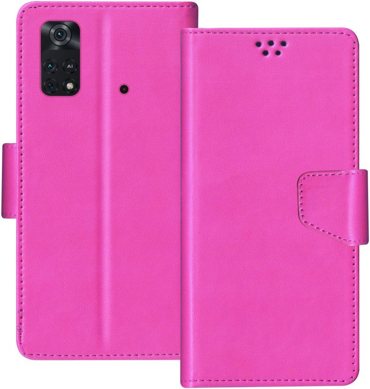 SBMS Flip Cover for POCO M4 Pro 4G  (Pink, Shock Proof, Pack of: 1)