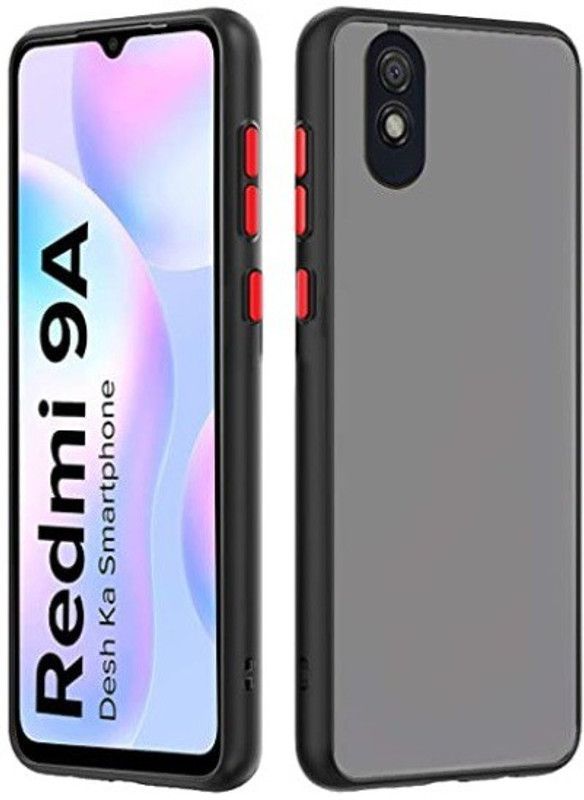 Coverz Republic Back Cover for Xiaomi Redmi 9A / 9i  (Black, Grip Case)
