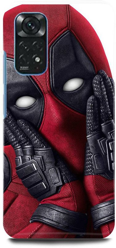 play fast Back Cover for Redmi Note 11 DEADPOOL, MARVEL, SUPER, HERO  (Red, Hard Case, Pack of: 1)