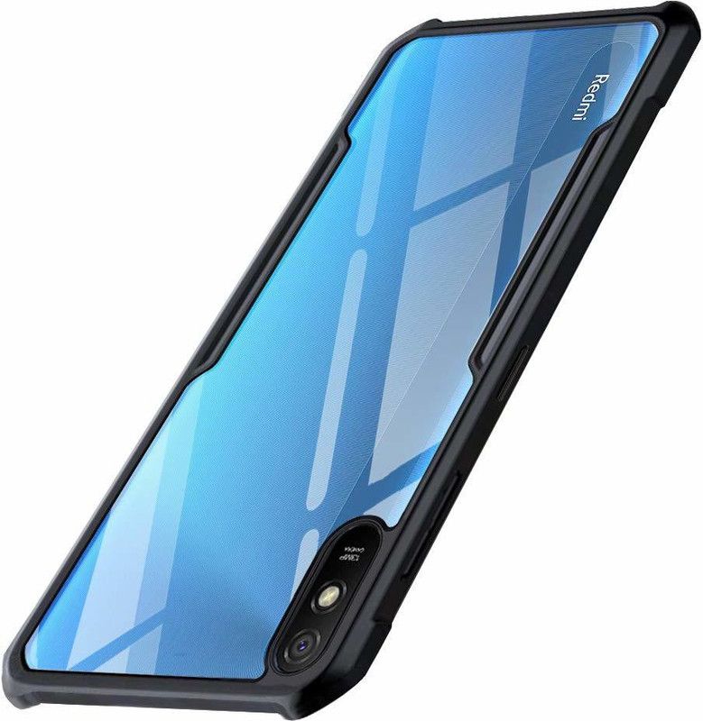 KING COVERS Back Cover for Redmi 9A Sport| Shockproof Crystal Clear | 360 Degree Protection | Transparent Case Cover  (Transparent, Grip Case, Pack of: 1)