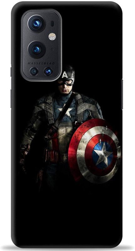 Loffar Back Cover for OnePlus 9 Pro  (Black, Shock Proof)