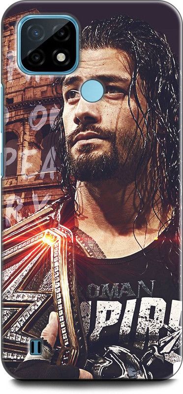 INDICRAFT Back Cover for Realme C21Y, RMX3261 ROMAN REIGNS, WWE, WRESTLER, RAW, SPORTS  (Multicolor, Dual Protection, Pack of: 1)