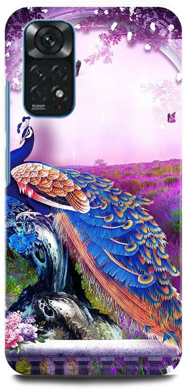 play fast Back Cover for POCO M4 Pro BLUE, PINK, PEACOCK, MOR, DESIGN  (Multicolor, Hard Case, Pack of: 1)