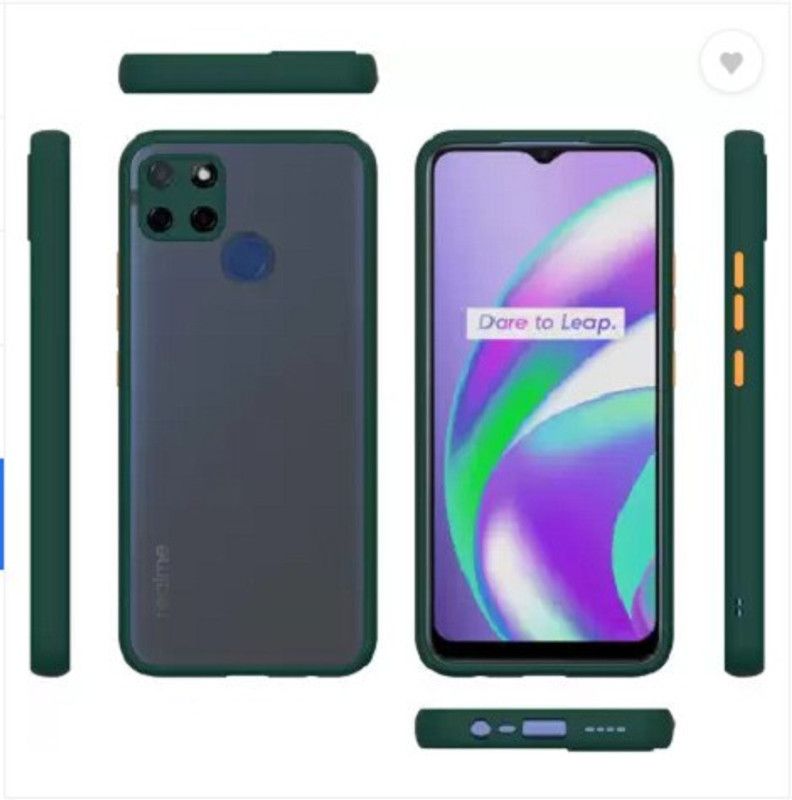 SRAVZ CASE Pouch for Realme Narzo 20  (Green, Camera Bump Protector, Pack of: 1)