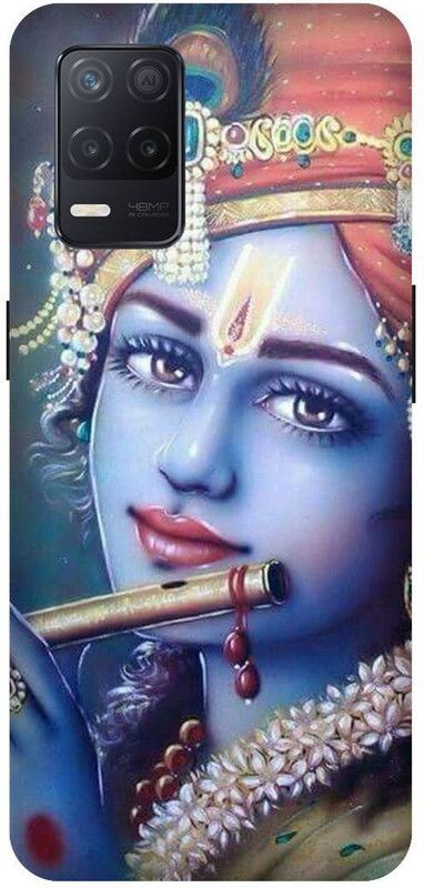 PHONE WALEY.COM Back Cover for Realme Narzo 30 (5G) , RMX3242 ,Krishna , Krishan ji,khana .Printed back cover  (Multicolor, Hard Case, Pack of: 1)
