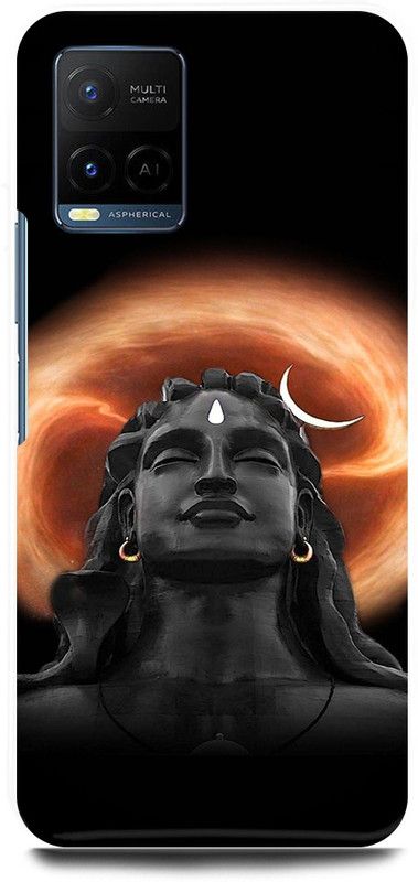 play fast Back Cover for Vivo Y33T, V2146 ADIYOGI, SHIVA, STATUE, SHIVJI, MAHADEV, MAHAKAL  (Grey, Hard Case, Pack of: 1)