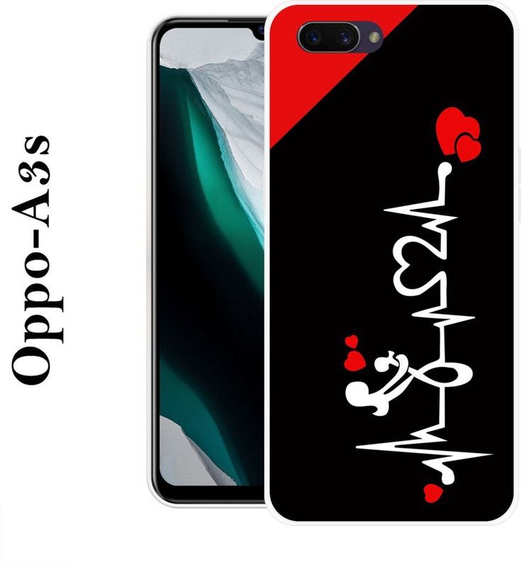 REALKING Back Cover for Oppo A3s  (Multicolor, Silicon)