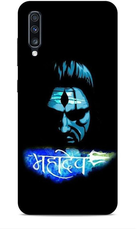 Keviv Back Cover for Samsung Galaxy A70, Samsung Galaxy A70s  (Black, Blue, Hard Case)