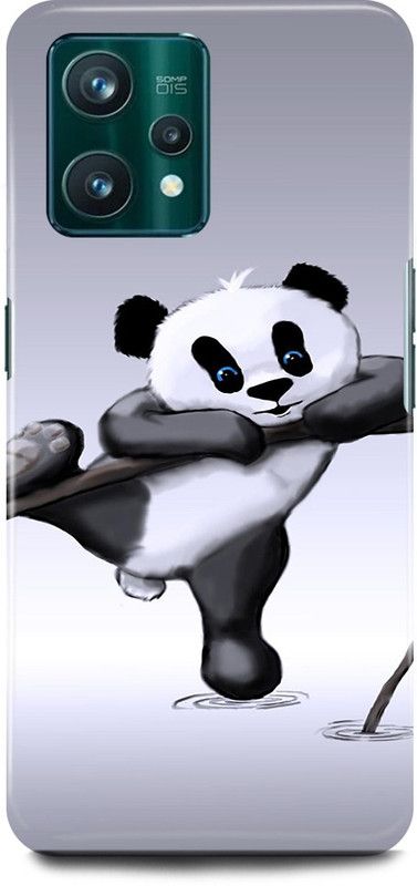 play fast Back Cover for Realme 9 Pro 5G, RMX3471 OSO, PANDA, BHALU, BEER  (Grey, Hard Case, Pack of: 1)