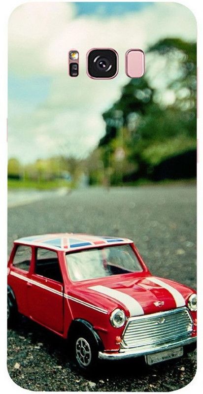 Golden Mask Back Cover for Samsung Galaxy S8 Plus Red Mini Cooper  (Multicolor, Waterproof, Silicon, Pack of: 1)