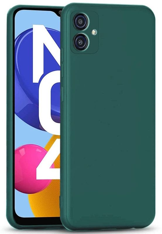 S-Softline Back Cover for Samsung Galaxy M04, Cloth Cushion Buffed corners to protect from shocks and dents  (Black, Pack of: 1)