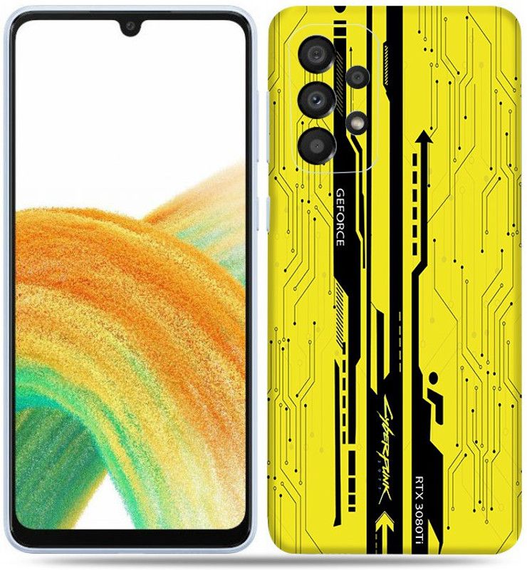 OggyBaba Samsung Galaxy A33 5g Mobile Skin  (Yellow)