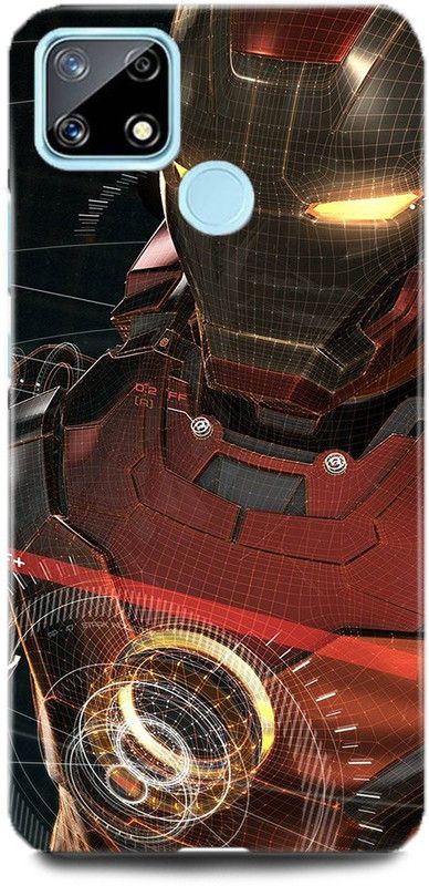 FUGGA Back Cover for Realme C25s, RMX3197, I, LOVE, 3000, IRON, MAN, SUPER, HERO, AVENGER  (Multicolor, Hard Case, Pack of: 1)