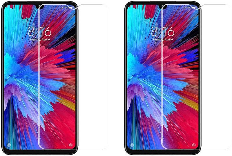 HOBBYTRONICS Tempered Glass Guard for Redmi Note 7  (Pack of 2)
