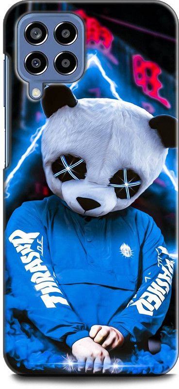 WallCraft Back Cover for SAMSUNG Galaxy M33 5G NEON TRAP BOY, PANDA, GALAXY, GAME OVER  (Multicolor, Dual Protection, Pack of: 1)
