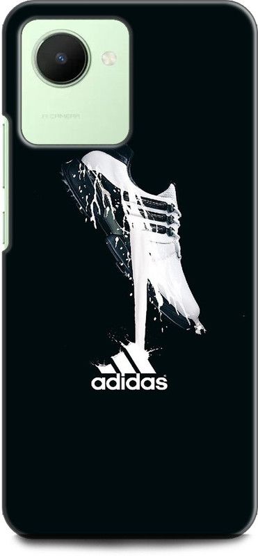 WallCraft Back Cover for Realme C30, RMX3581 ADIDAS, ADIDAS SNEAKERS, LOGO, SHOES, BLACK N WHITE  (Multicolor, Dual Protection, Pack of: 1)