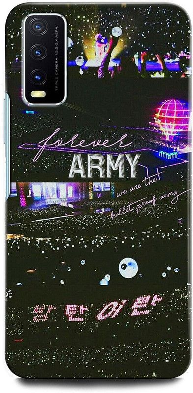 GRAFIQE Back Cover for Vivo Y20i V2027 BTS X ARMYJUNGSHOOK, KOREAN, HEARTBEAT, BTS, BEAT  (Multicolor, Shock Proof, Pack of: 1)