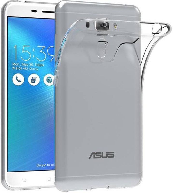 Mob Back Cover for Asus Zenfone 3 Laser  (Transparent, Pack of: 1)