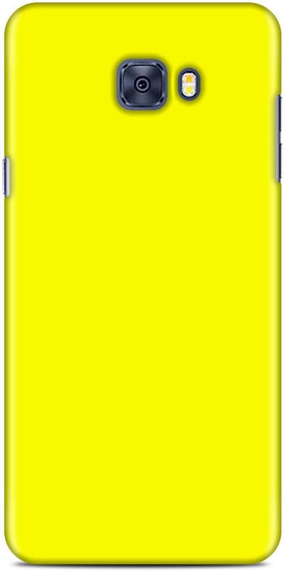 Sankee Back Cover for Samsung Galaxy C7 Pro  (Yellow, Hard Case, Pack of: 1)