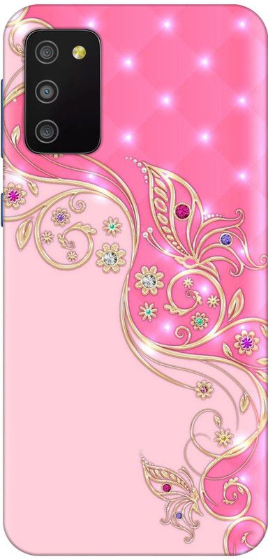 INDIALAND Back Cover for Samsung Galaxy M02s  (Pink, Grip Case, Silicon, Pack of: 1)
