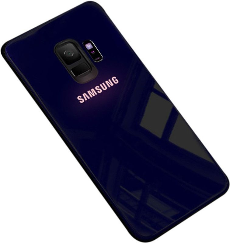 Vaku Luxos Back Cover for Samsung Galaxy S9 Radium Glow Light Illuminated Case  (Blue, Shock Proof)