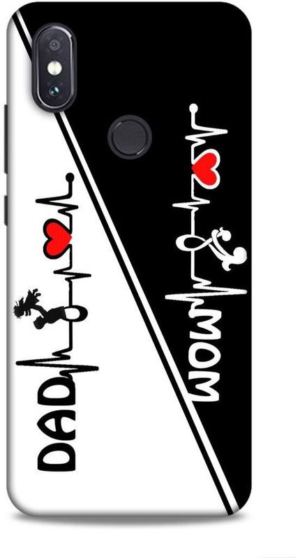 MAPPLE Back Cover for Redmi Mi A2 (Mom / Dad / Quotation / Mother)  (Multicolor, Hard Case, Pack of: 1)