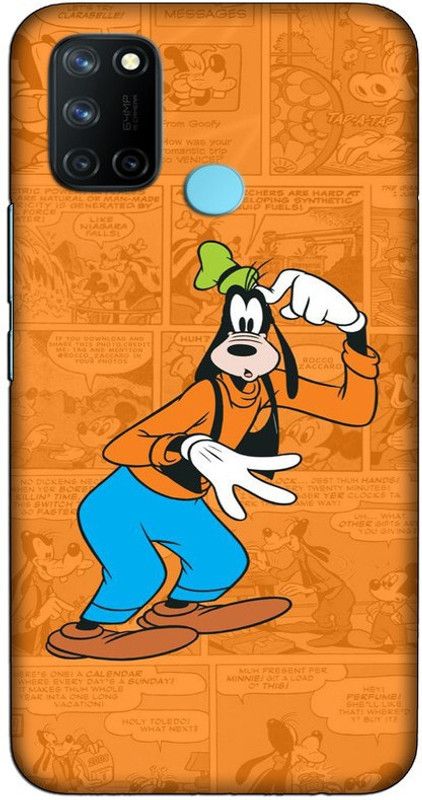 CROKIAN Back Cover for Realme 7i Cartoon Dog Back Cover  (Multicolor, Hard Case, Pack of: 1)
