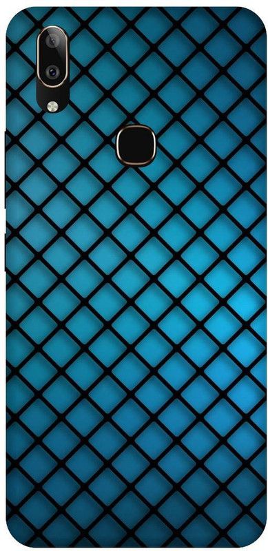 KARJUN Back Cover for Vivo V9, Blue Design Multicolour Printed  (Multicolor, Hard Case, Pack of: 1)